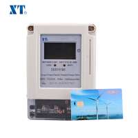 Single phase types of prepaid energy meters/prepaid meter for electric with digital display