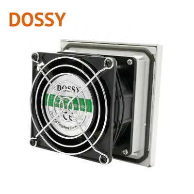 92x92x38mm ventilation fan with dust filter and fan grill unit