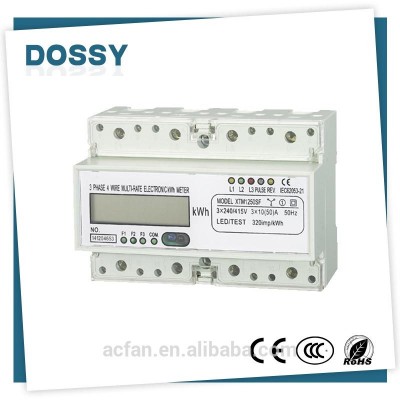 Modbus 3 Phase Din rail Energy Meter / Din Rail Power Meter