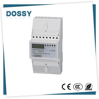 New product 3 phase din rail rs485 energy meter