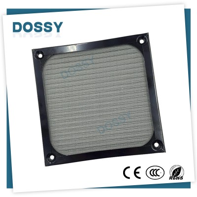 120mm Black Silver Aluminum Dustproof Fan Filter for PC Cooling Fan Air filter