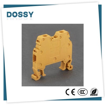 screw electrica connection wire din rail terminal block connector