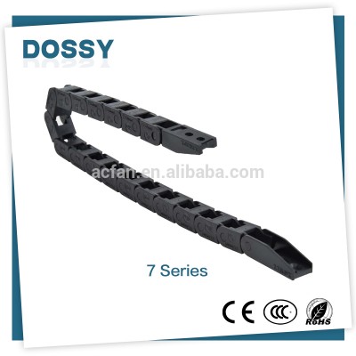 7x7mm Cable drag chain wire carrier plastic towline for CNC Router Machine Tools 3d printer