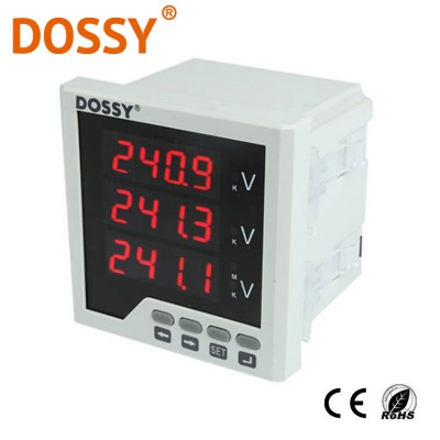 Factory Hot Sales 3 Phase Digital Voltmeter