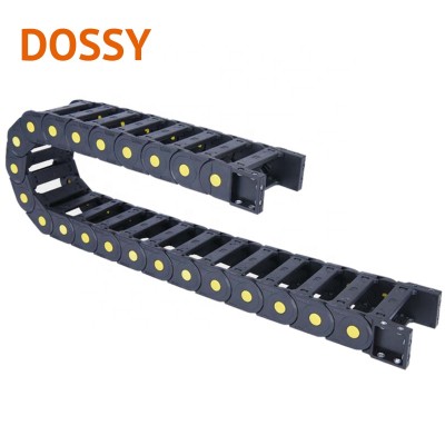 30 series Bridge Type with yellow dot Plastic cable chain Drag chain PA66 wire carrier for CNC machine